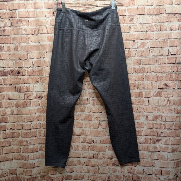 Gray Marika Textured Leggings Size Med - Picture 4 of 11